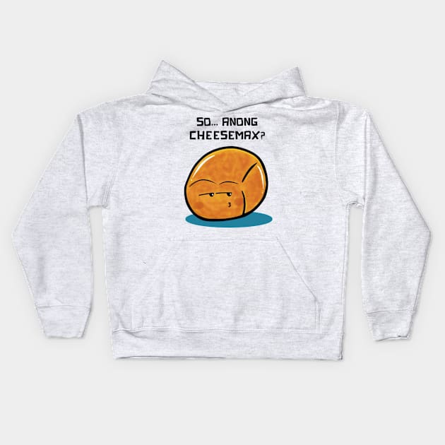 Pinoy Panaderia Classics: Cheese Bread Kids Hoodie by Sketchbook ni Abi